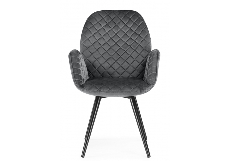 Стул, Муат поворотное графитовый / черный