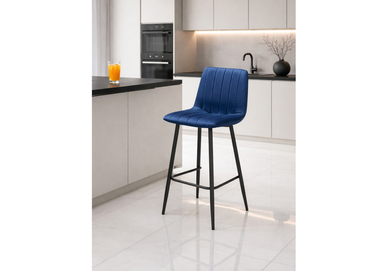 Барный стул, Дани Мини синий (zd 798) / черный np