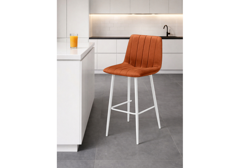 Барный стул, Дани Мини терракотовый (zd 432) / белый np
