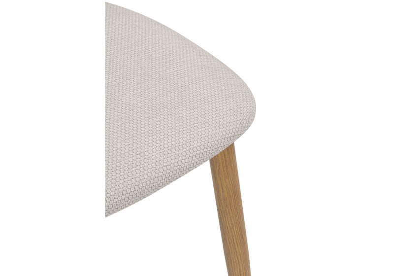 Стул на металлокаркасе, Lisbon бежевый / цвет дерева