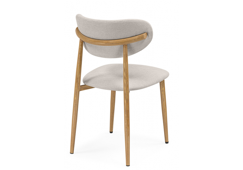 Стул на металлокаркасе, Lisbon бежевый / цвет дерева