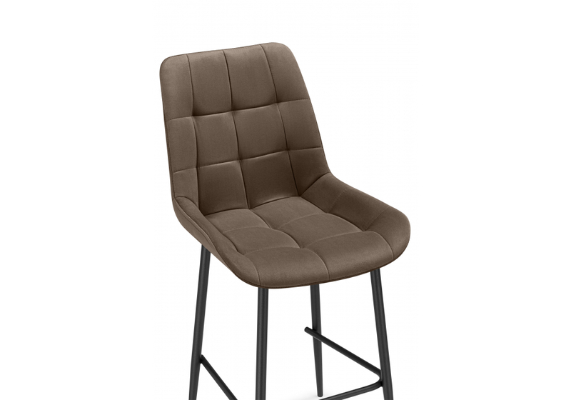 Барный стул, Челси коричневый (zd 233) / черный np