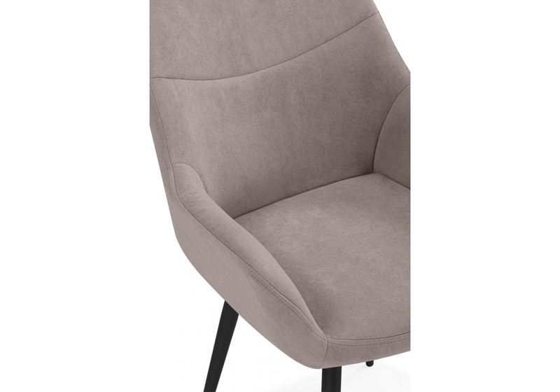 Стул на металлокаркасе, Флюид латте (zd (290) / черный