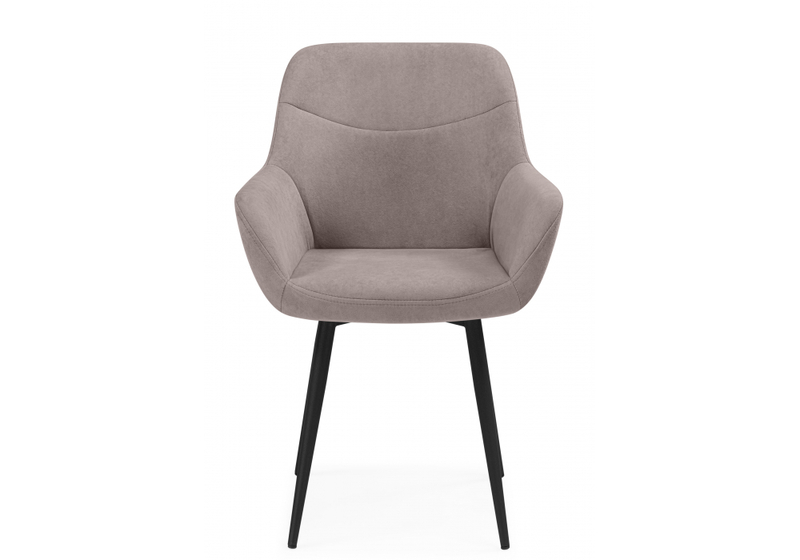 Стул на металлокаркасе, Флюид латте (zd (290) / черный