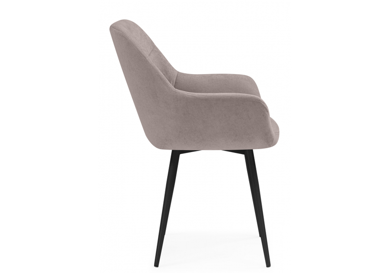 Стул на металлокаркасе, Флюид латте (zd (290) / черный