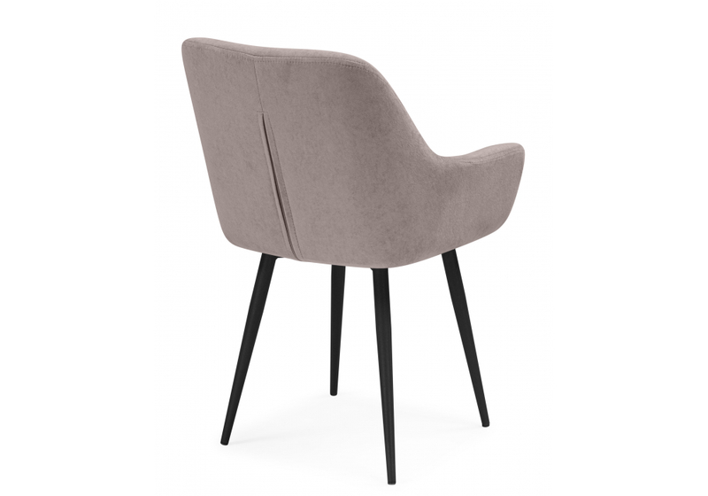 Стул на металлокаркасе, Флюид латте (zd (290) / черный