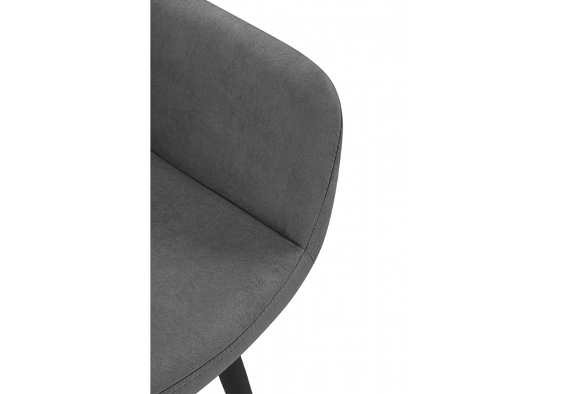 Стул на металлокаркасе, Флюид темно-серый (zd 995) / черный