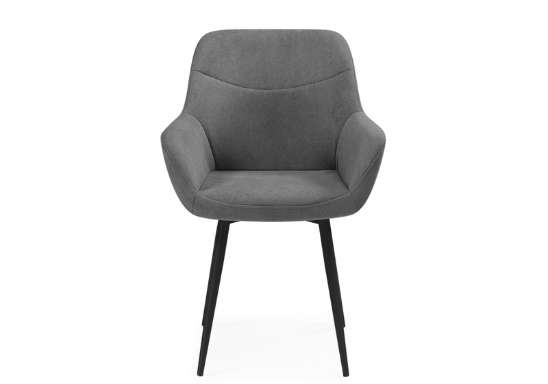 Стул на металлокаркасе, Флюид темно-серый (zd 995) / черный