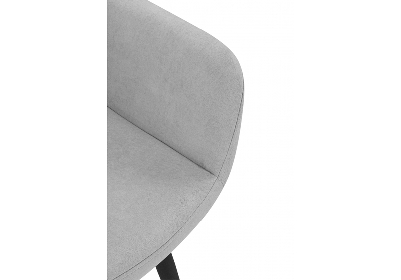 Стул на металлокаркасе, Флюид светло-серый (zd 960) / черный