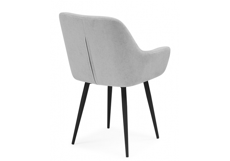 Стул на металлокаркасе, Флюид светло-серый (zd 960) / черный