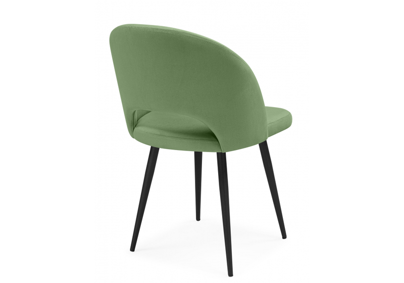 Стул на металлокаркасе, Курбис фисташковый (zd 651) / черный