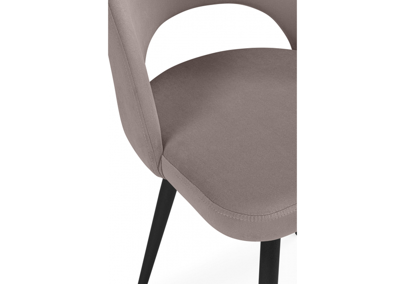 Стул на металлокаркасе, Курбис латте (zd 290) / черный