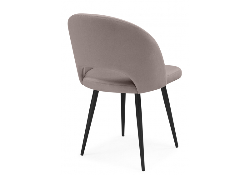 Стул на металлокаркасе, Курбис латте (zd 290) / черный