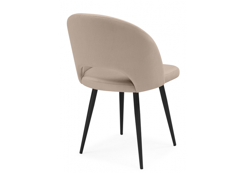 Стул на металлокаркасе, Курбис бежевый (zd 210) / черный