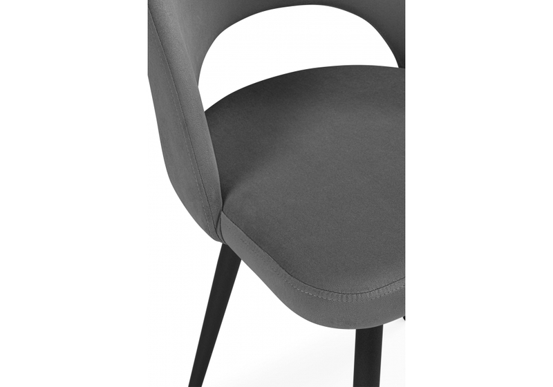 Стул на металлокаркасе, Курбис темно-серый (zd 995) / черный