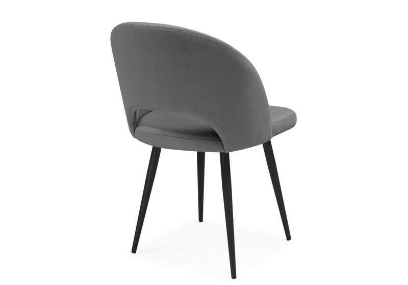 Стул на металлокаркасе, Курбис темно-серый (zd 995) / черный