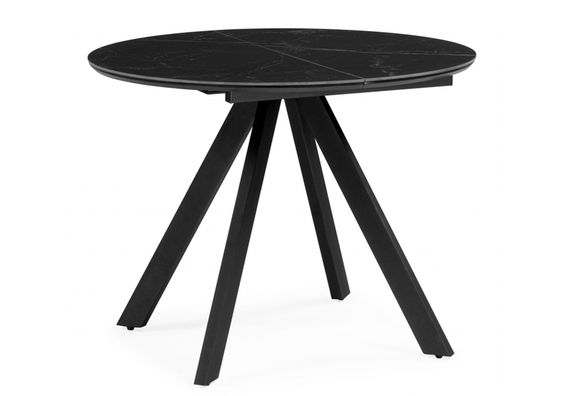 Керамический стол, Трейси 90 shakespeare black / черный