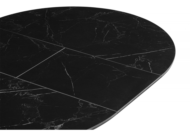 Керамический стол, Трейси 90 shakespeare black / черный