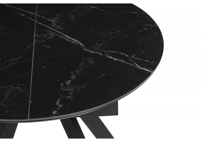 Керамический стол, Трейси 90 shakespeare black / черный