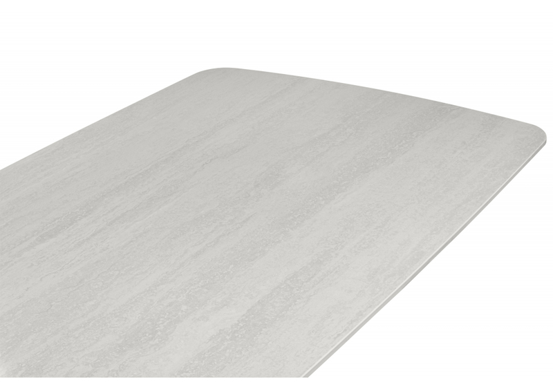 Керамический стол, Grig 165(240)x90 серо-бежевый