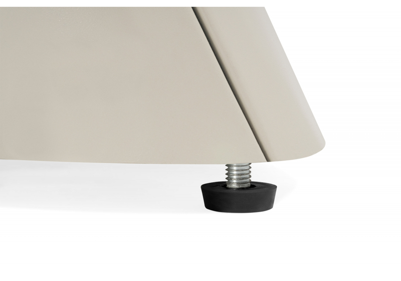 Керамический стол, Grig 165(240)x90 серо-бежевый