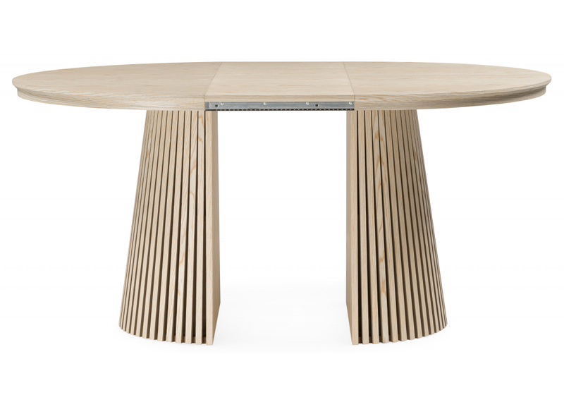 Стол деревянный, Mersin 120(200)x120 шпон дуба / бук