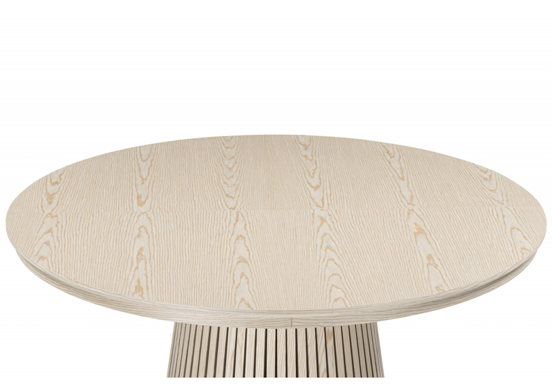 Стол деревянный, Mersin 120(200)x120 шпон дуба / бук