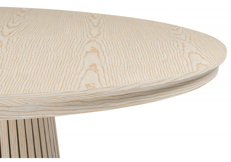 Стол деревянный, Mersin 120(200)x120 шпон дуба / бук