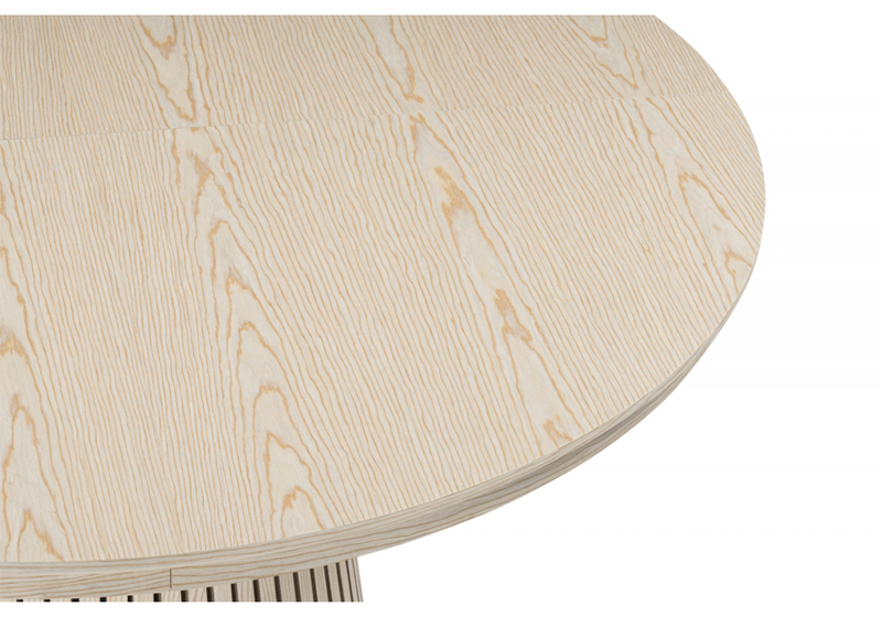 Стол деревянный, Mersin 120(200)x120 шпон дуба / бук