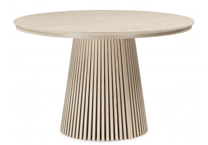 Стол деревянный, Mersin 120(200)x120 шпон дуба / бук