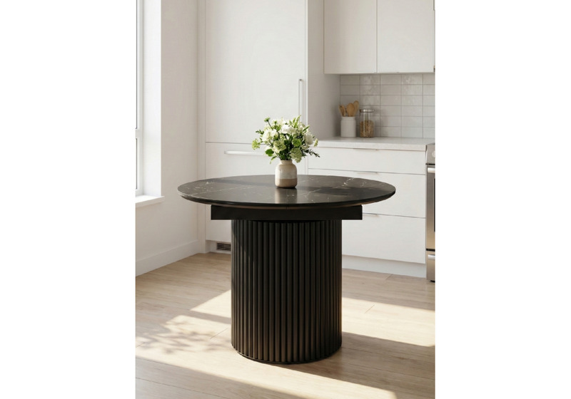 Керамический стол, Стивен 100(140) shakespeare black / черный