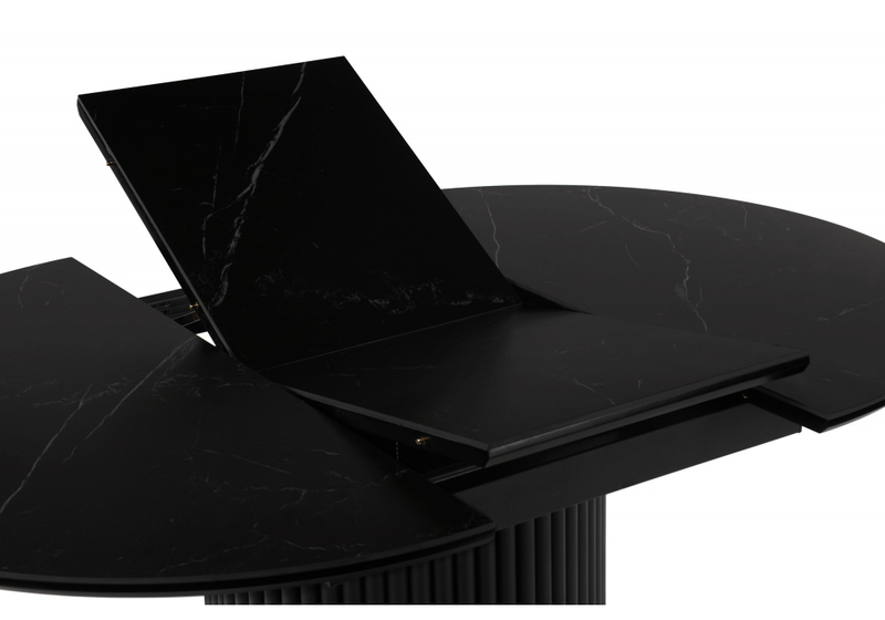 Керамический стол, Стивен 100(140) shakespeare black / черный