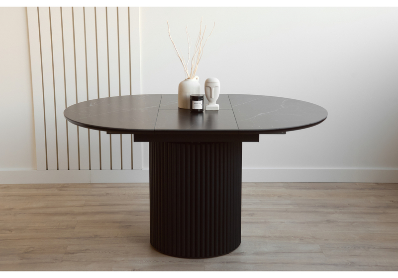 Керамический стол, Стивен 100(140) shakespeare black / черный