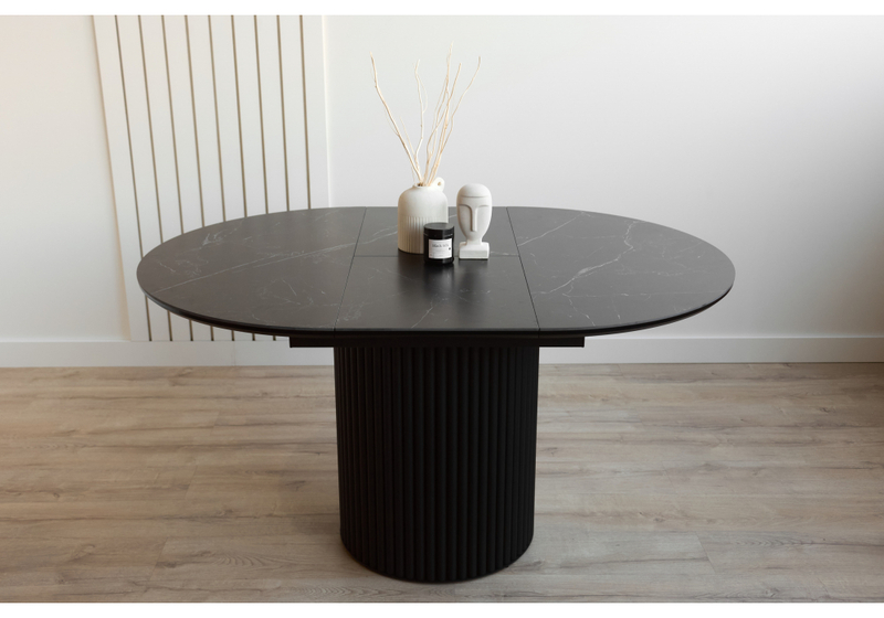 Керамический стол, Стивен 100(140) shakespeare black / черный