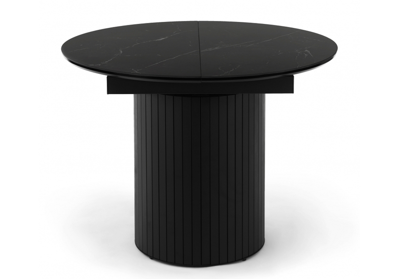 Керамический стол, Лорен 100(140) shakespeare black / черный