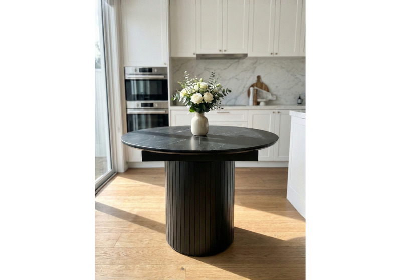 Керамический стол, Лорен 100(140) shakespeare black / черный