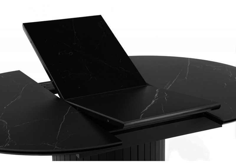 Керамический стол, Лорен 100(140) shakespeare black / черный