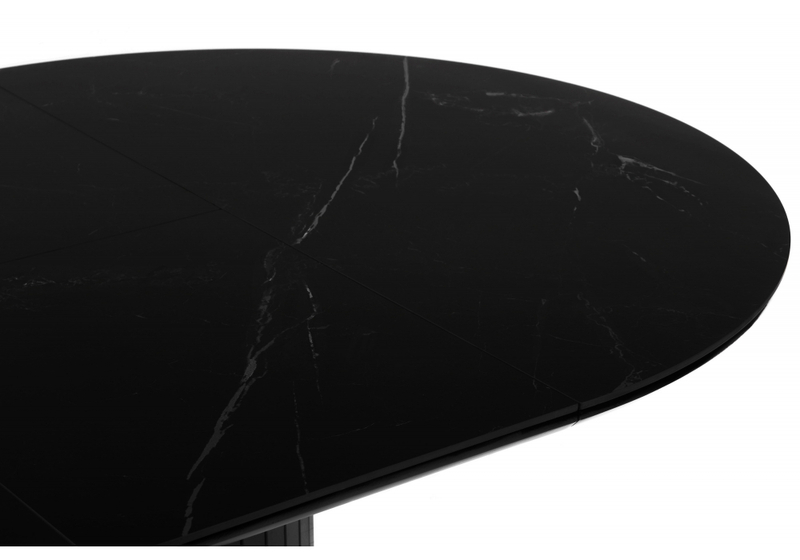 Керамический стол, Лорен 100(140) shakespeare black / черный