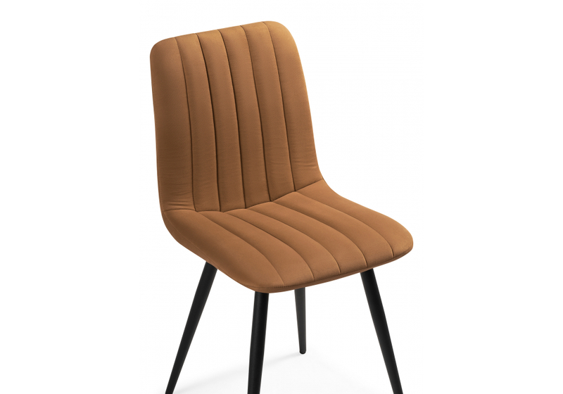 Стул на металлокаркасе, Дани терракотовый (zd 432) / черный np