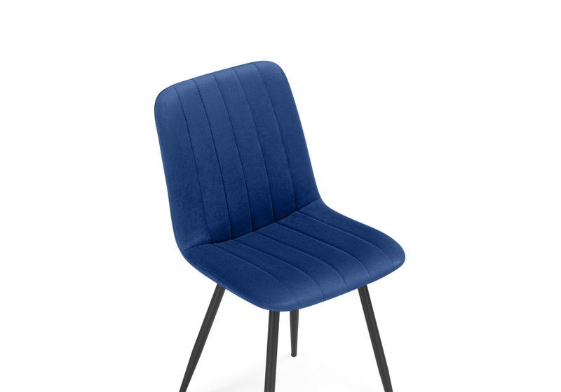 Стул на металлокаркасе, Дани синий (zd 798) / черный np