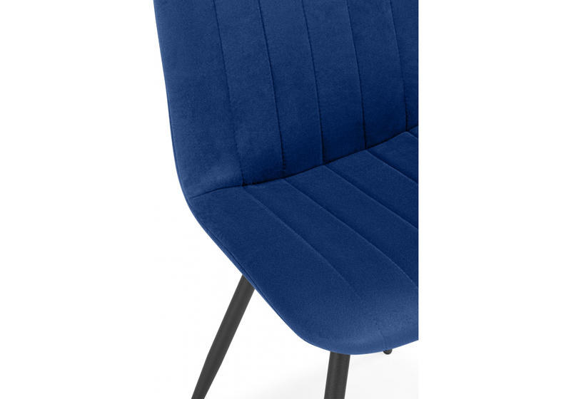 Стул на металлокаркасе, Дани синий (zd 798) / черный np