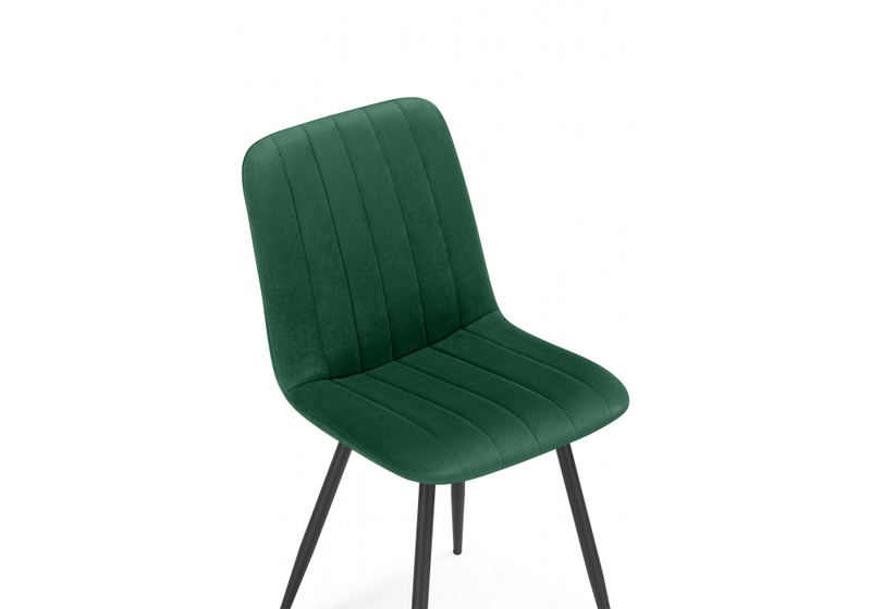 Стул на металлокаркасе, Дани зеленый (zd 667) / черный np