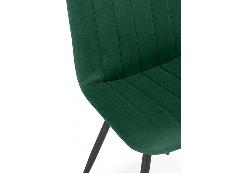 Стул на металлокаркасе, Дани зеленый (zd 667) / черный np