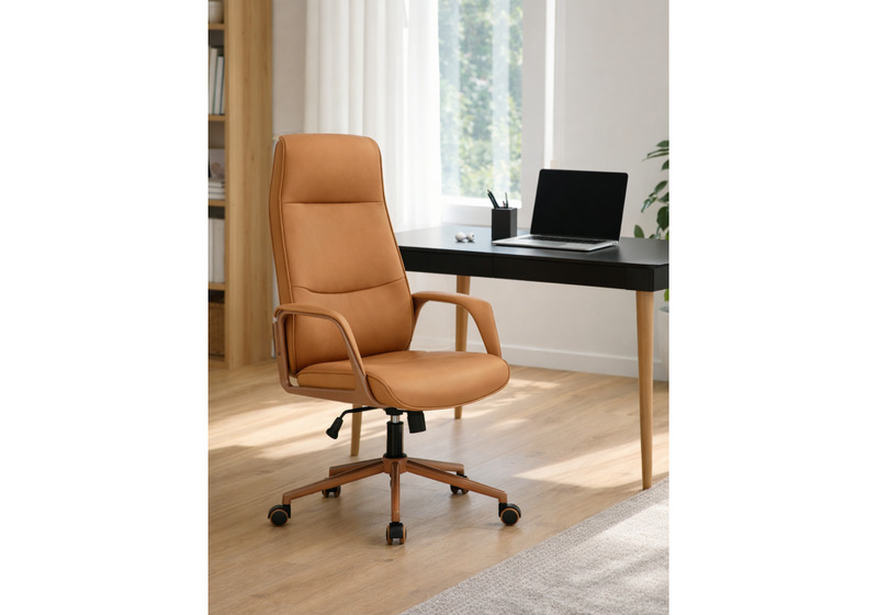 Офисное кресло, Modena экокожа оранжевый