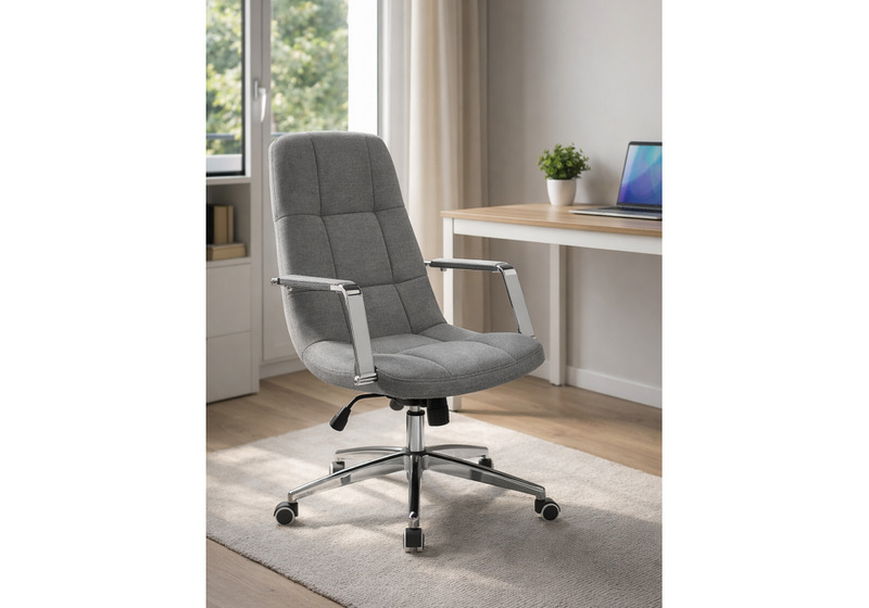 Офисное кресло, Cradle шенилл серый