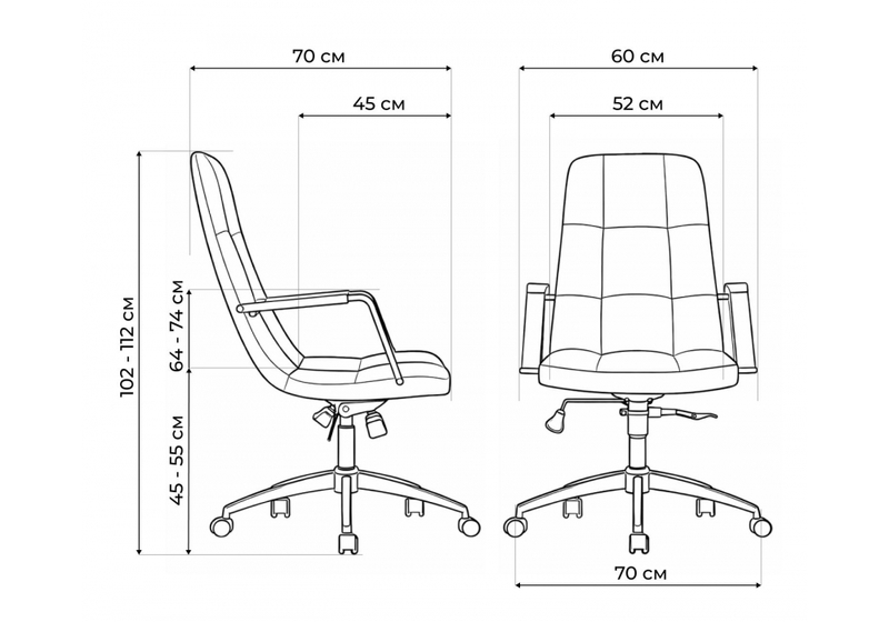 Офисное кресло, Cradle шенилл серый