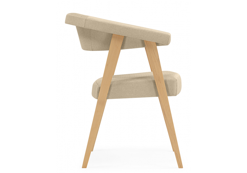 Стул деревянный, Невада 2 натуральное дерево / ткань 135