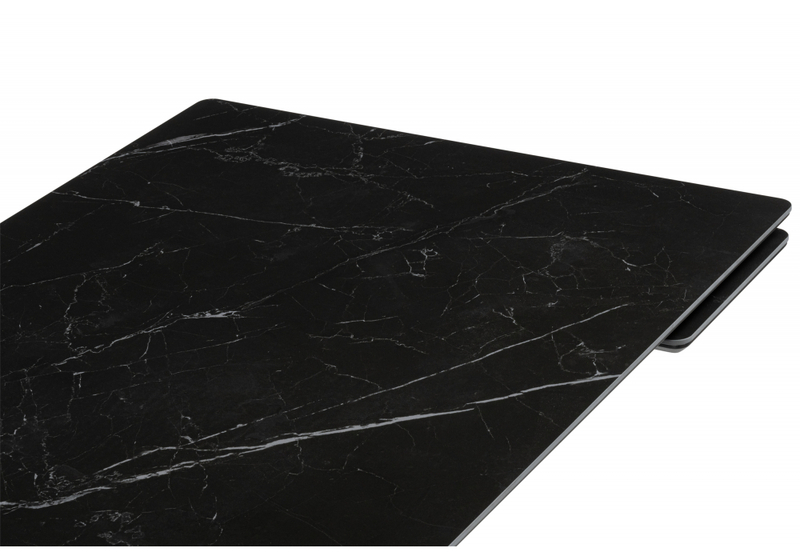 Керамический стол, Мэриан 140(200)х80 shakespeare black / черный