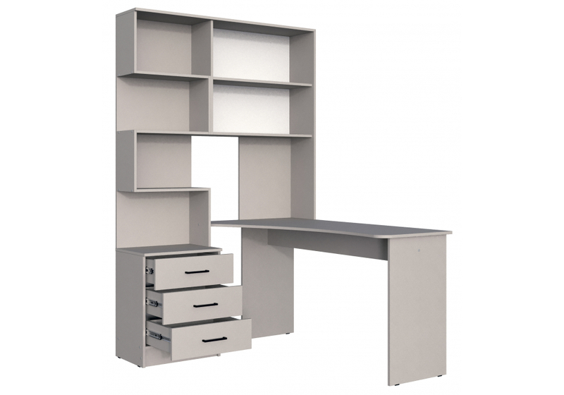 Компьютерный стол, Эльброни правый кашемир