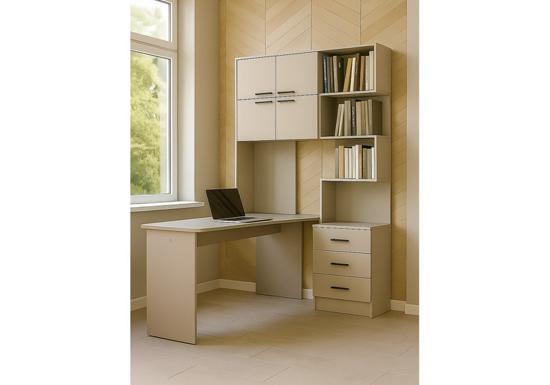 Компьютерный стол, Эльброни левый кашемир